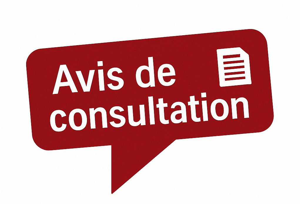 Avis de consultation